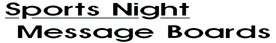 "Sports Night" Message Boards